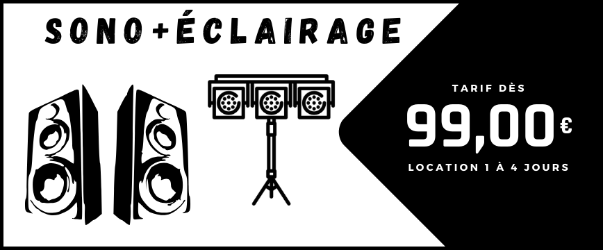 Location pack sonorisation et éclairage Haute-Savoie Annecy Annemasse Bonneville, La-Roche-Sur-Foron